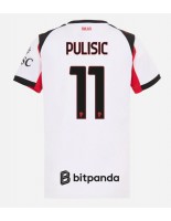 AC Milan Christian Pulisic #11 Vieraspaita Naisten 2025-26 Lyhythihainen